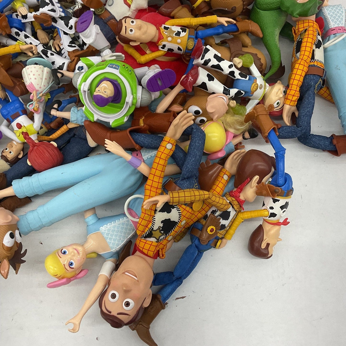 Mixed Preowned LOT Disney Pixar Toy Story Figures Toys Cake Toppers Buzz 15 lbs - Warehouse Toys