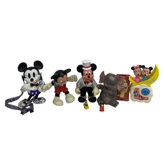 Mixed Preowned LOT Disney Vintage & Modern RARE Toy FIgures Mickey Mouse Dumbo - Warehouse Toys