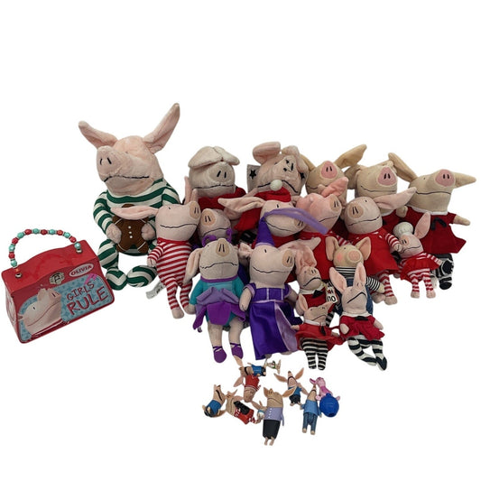 Mixed Preowned LOT Olivia the Pig Plush Dolls Stuffed Animals Toy Figures 5 lbs - Warehouse Toys