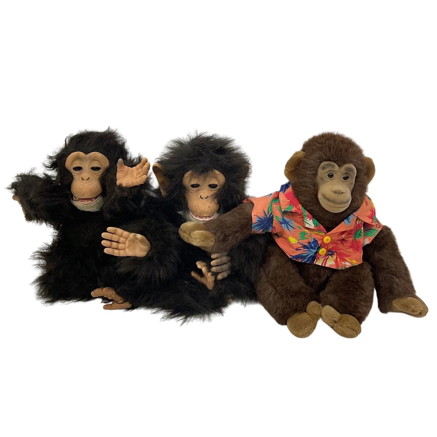 Mixed Preowned Monkeys Chimps Apes Plush Dolls Interactive Tiger Fur Real & More - Warehouse Toys