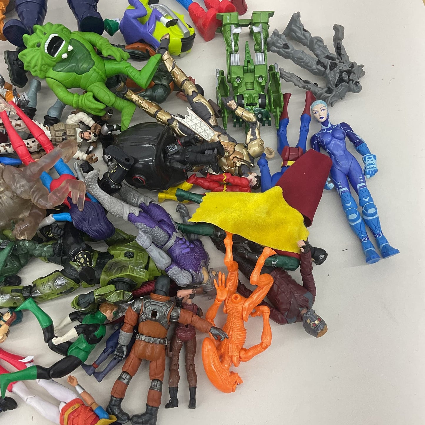 Mixed Random LOT Action Figures Super Hero Marvel Xenomorph TMNT DC Loose - Warehouse Toys