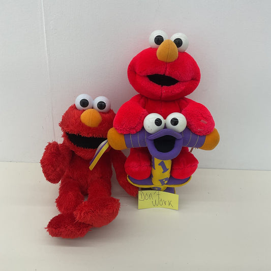 Mixed Sesame Street Red Elmo Plush Dolls Character Toy Figures - Warehouse Toys