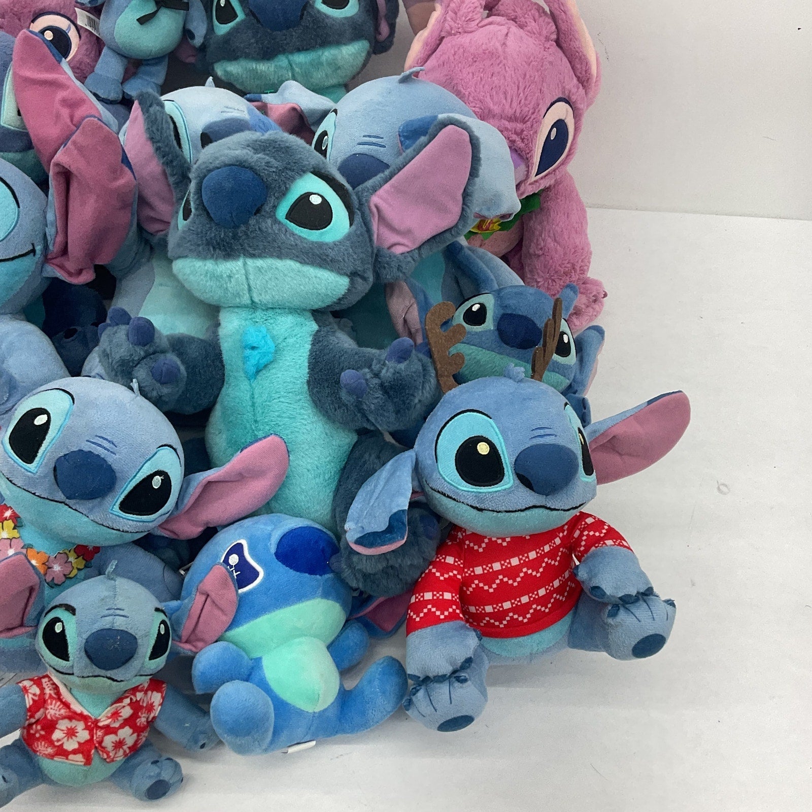 Mixed Stuffed Preowned LOT 13 lbs Disney Lilo & Stitch Angel Plush Toy Dolls - Warehouse Toys