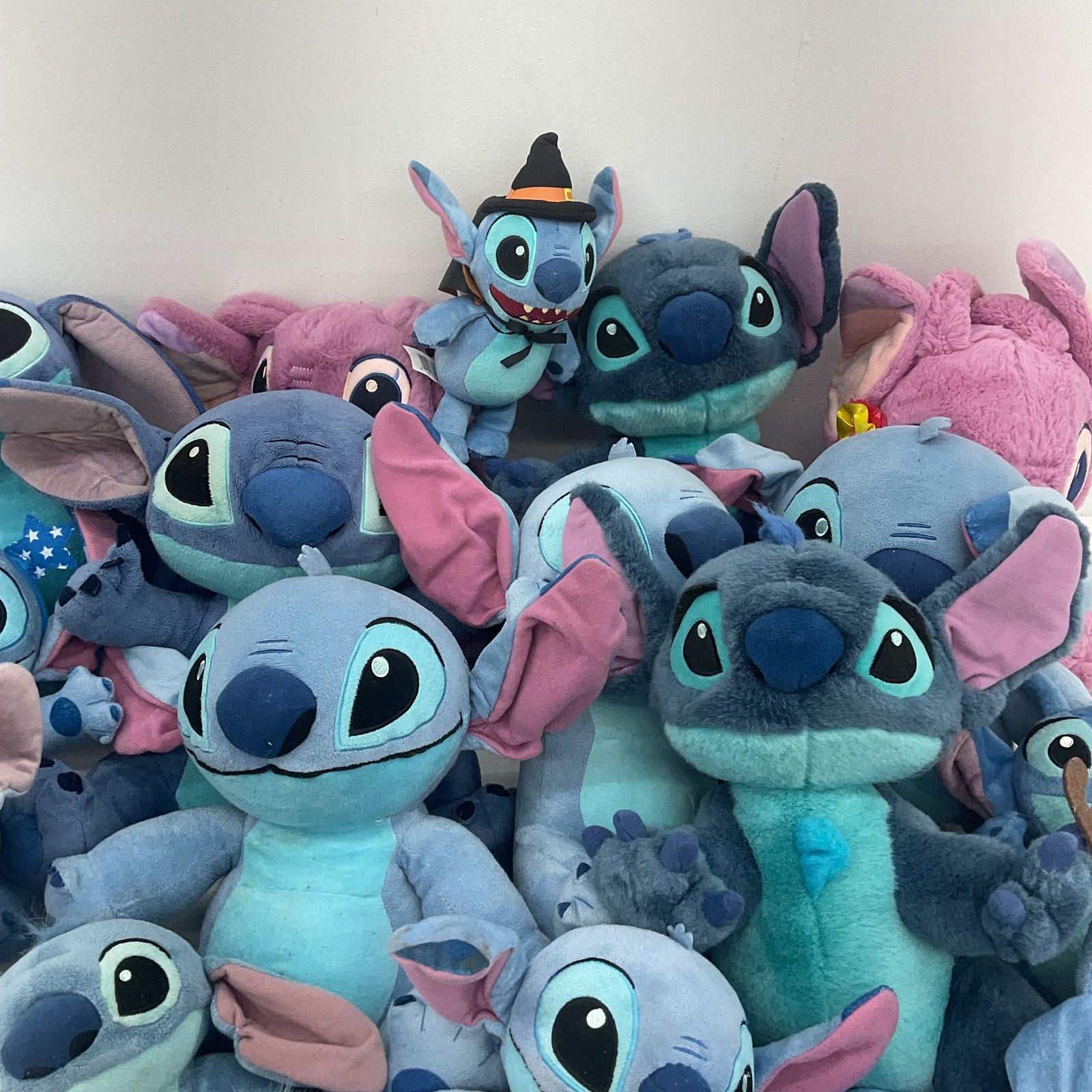 Mixed Stuffed Preowned LOT 13 lbs Disney Lilo & Stitch Angel Plush Toy Dolls - Warehouse Toys