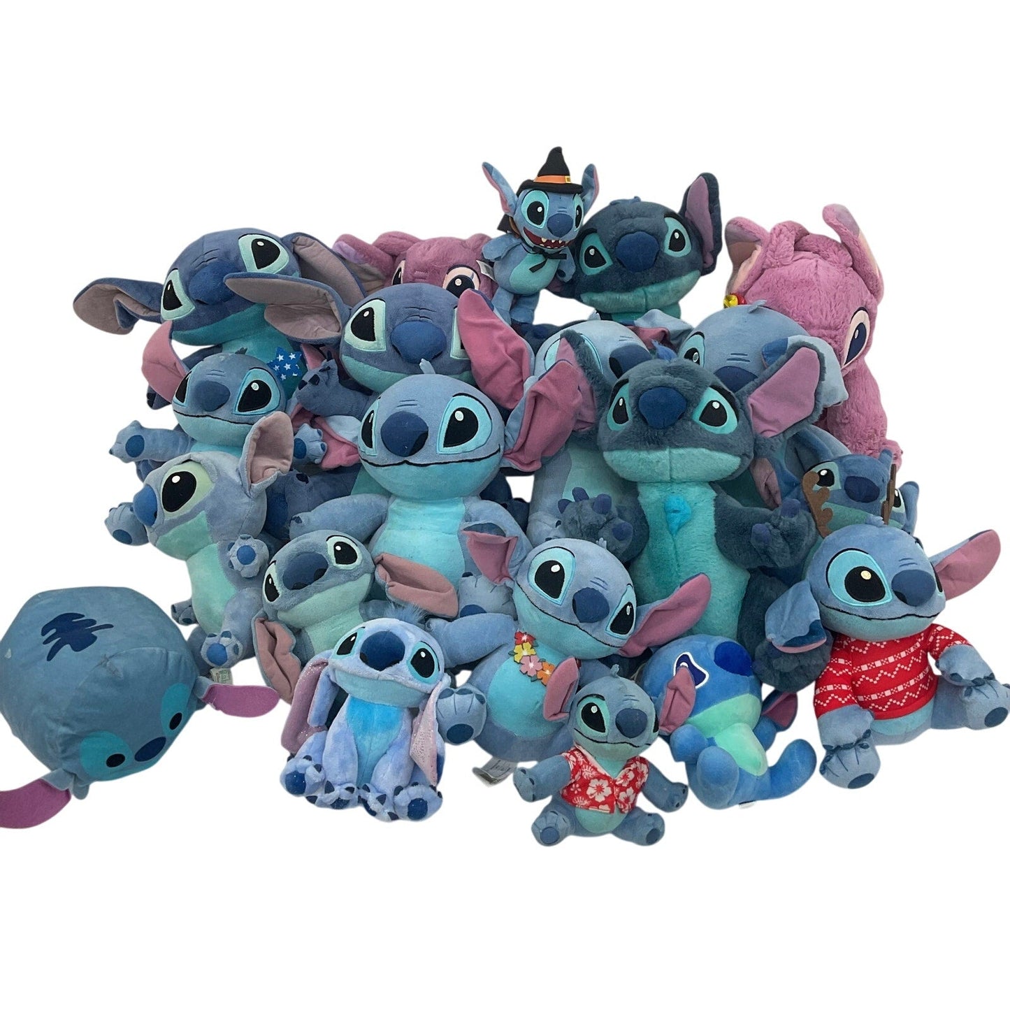 Mixed Stuffed Preowned LOT 13 lbs Disney Lilo & Stitch Angel Plush Toy Dolls - Warehouse Toys