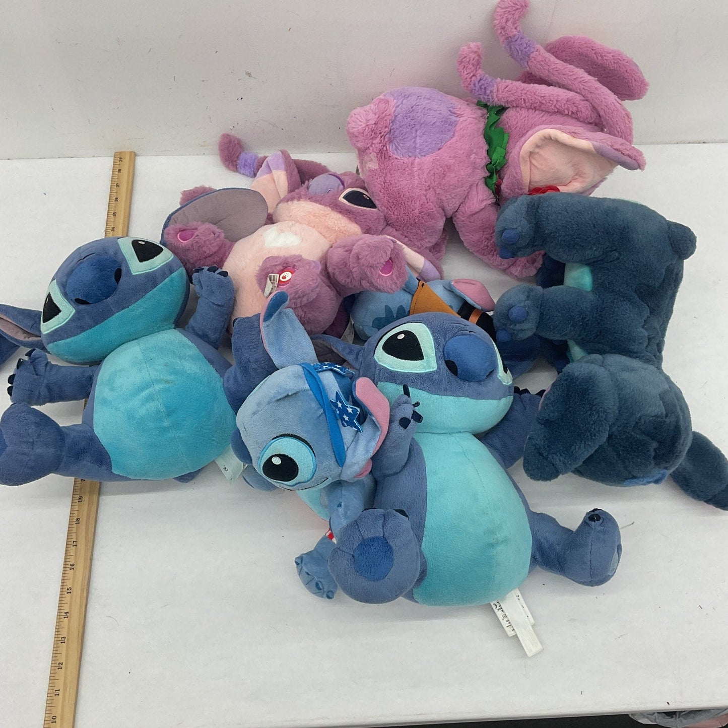 Mixed Stuffed Preowned LOT 13 lbs Disney Lilo & Stitch Angel Plush Toy Dolls - Warehouse Toys