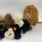 Mixed Tourist Souvenirs Alpaca Mink Real Fur Stuffed Animals Bears Preowned LOT - Warehouse Toys