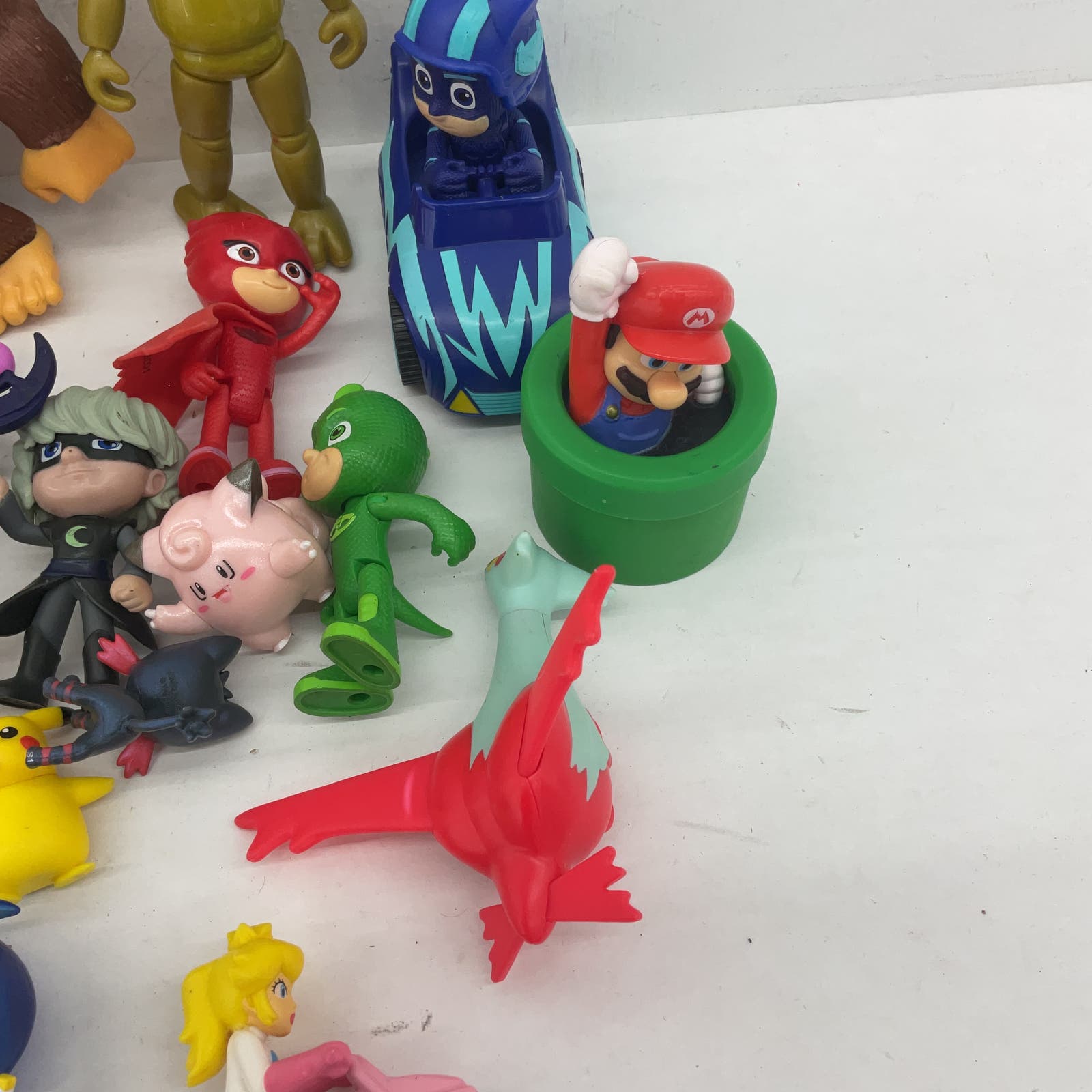 Mixed Toy Figure LOT Nintendo Super Mario PJ Masks Pokemon Five Nights Freddys - Warehouse Toys