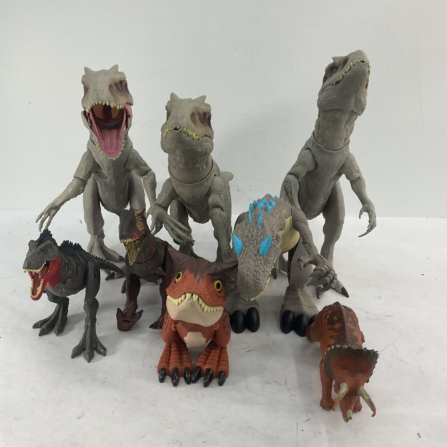 Mixed Used Loose LOT Jurassic Park World Dinosaur Action Figures T-Rex - Warehouse Toys