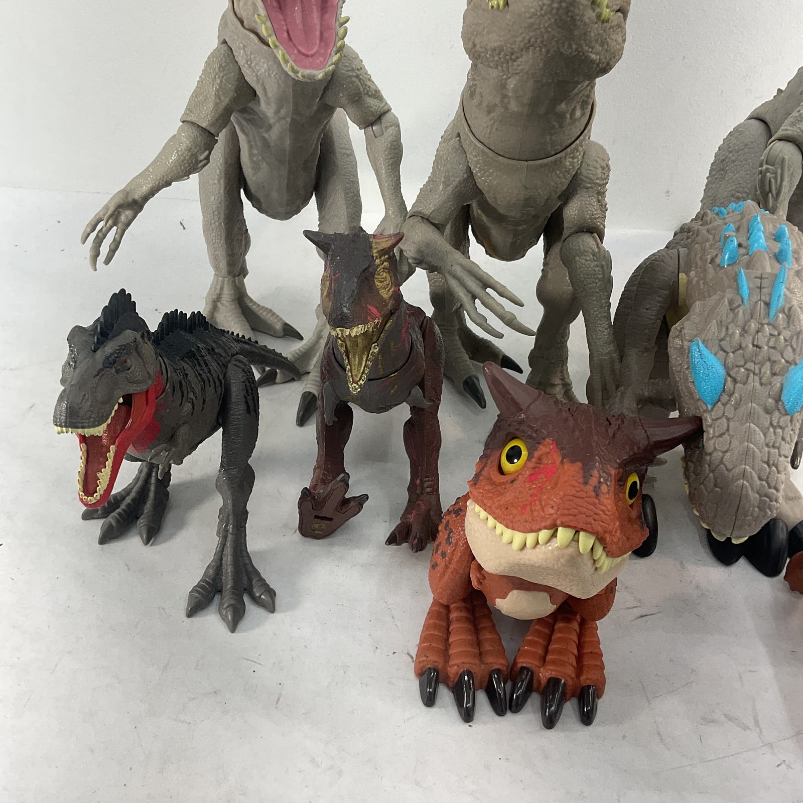 Mixed Used Loose LOT Jurassic Park World Dinosaur Action Figures T-Rex - Warehouse Toys