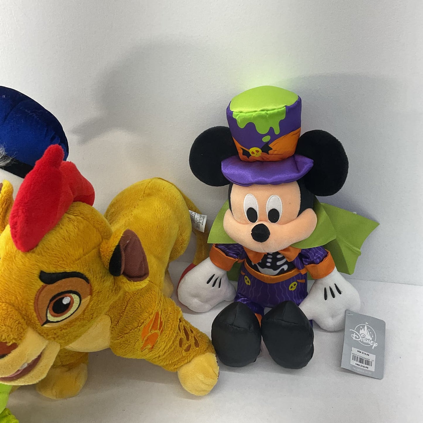 Mixed Used LOT Disney Character Plush Dolls Mickey Mouse Wizard Minnie Classic - Warehouse Toys