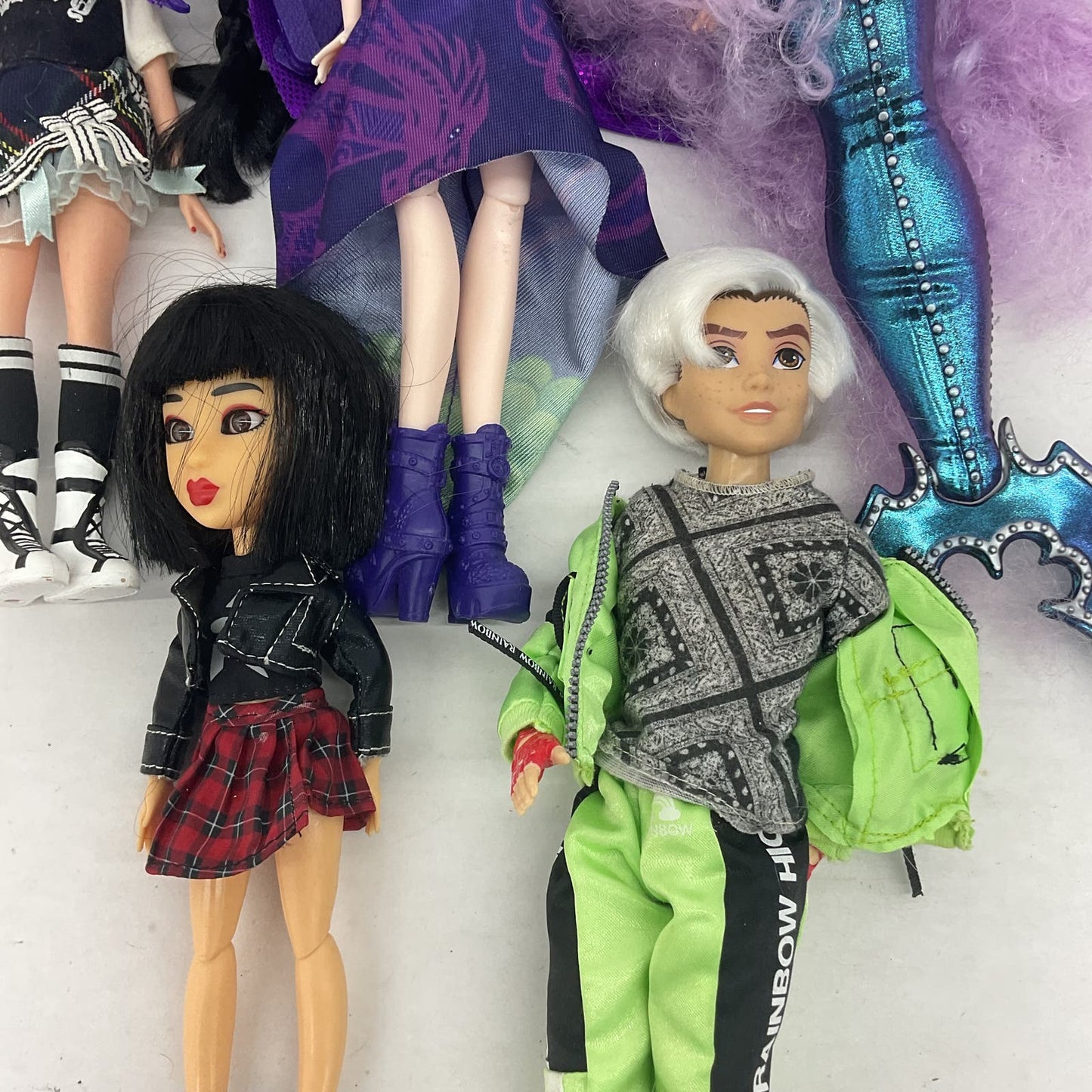 Mixed Used LOT Disney Eternals Barbie Mermaid Fashion Play Dolls Used Modern - Warehouse Toys