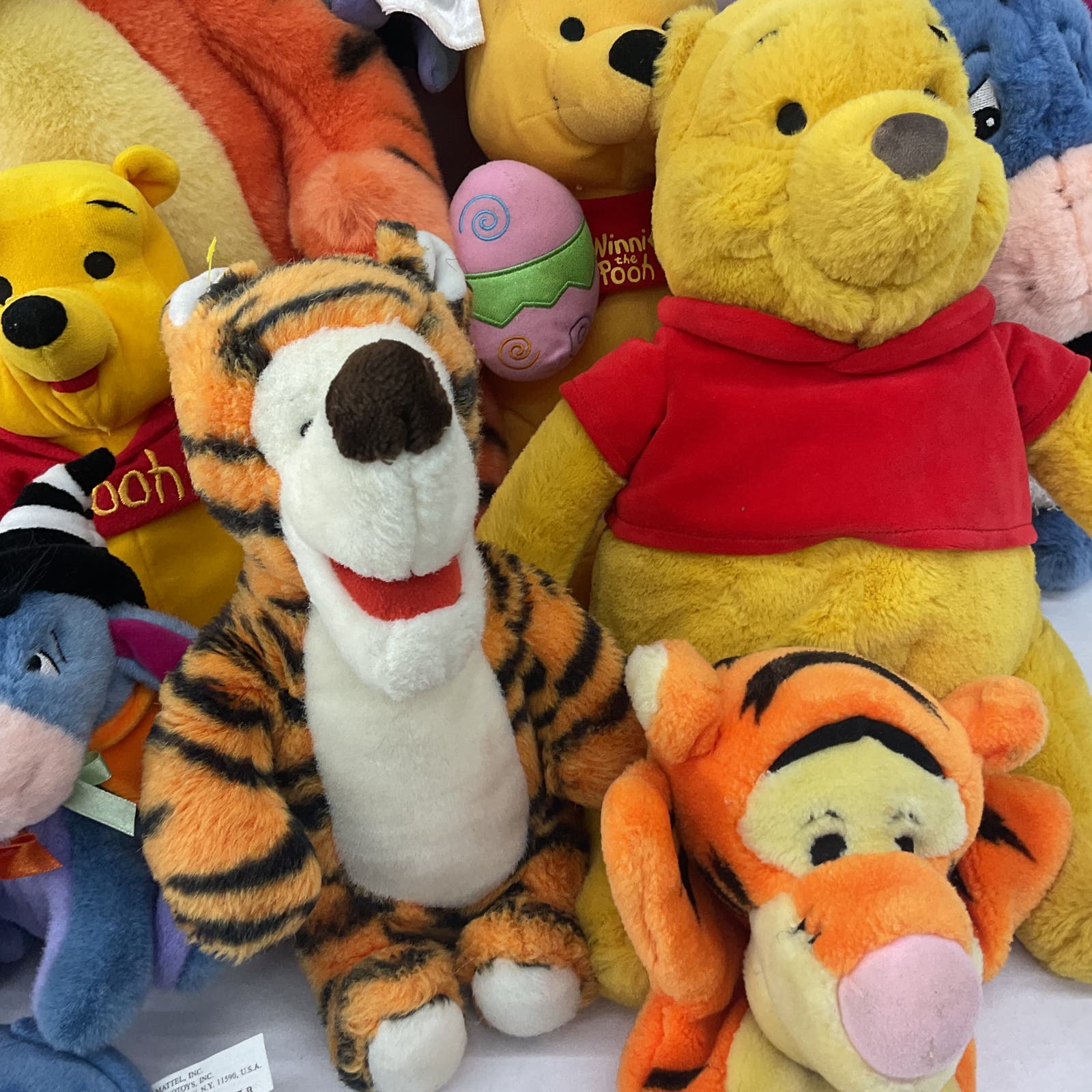 Mixed Used LOT Disney Winnie the Pooh Plush Dolls Tigger Piglet Eeyore - Warehouse Toys