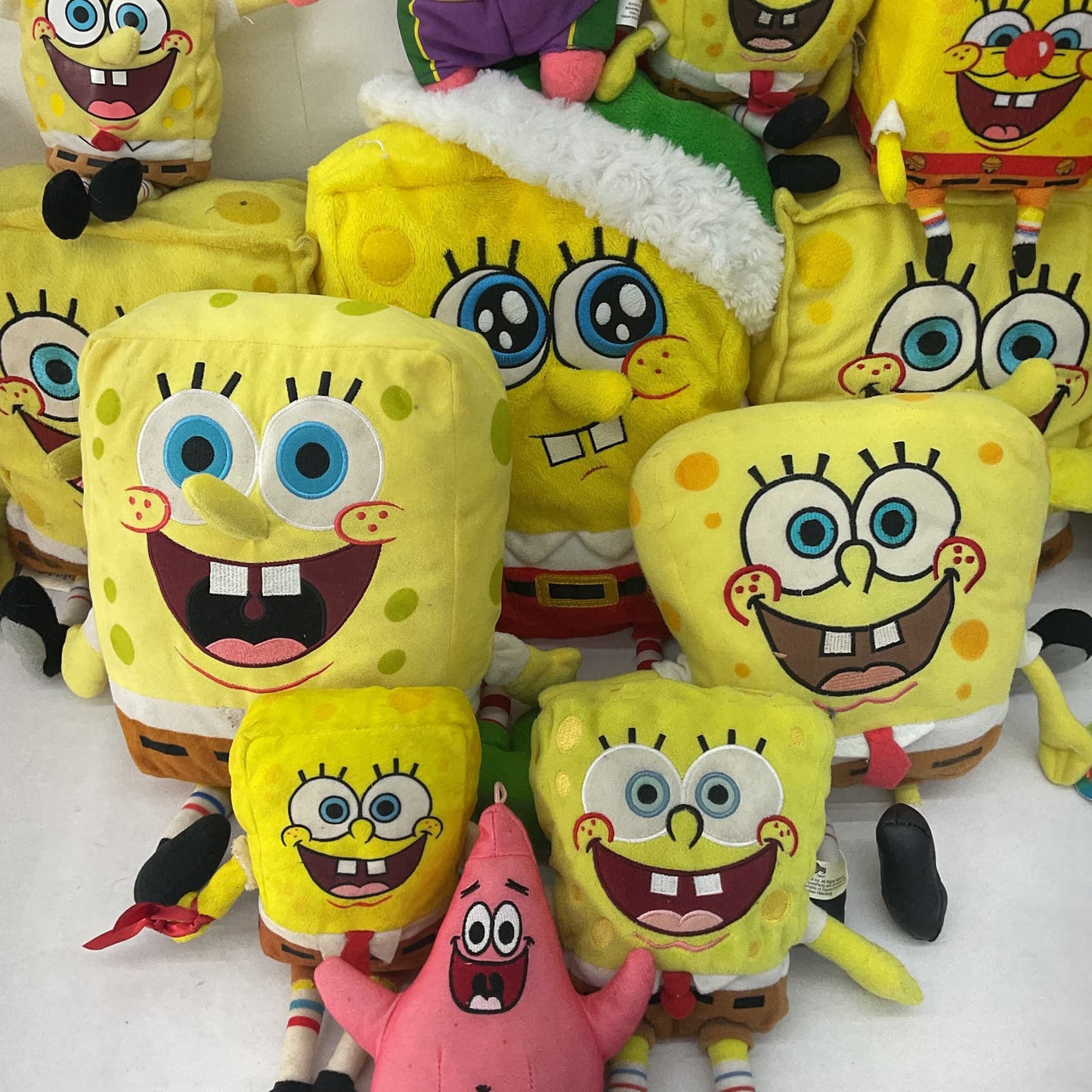 Mixed Used LOT Nickelodeon Spongebob Squarepants Character Plush Dolls Patrick - Warehouse Toys