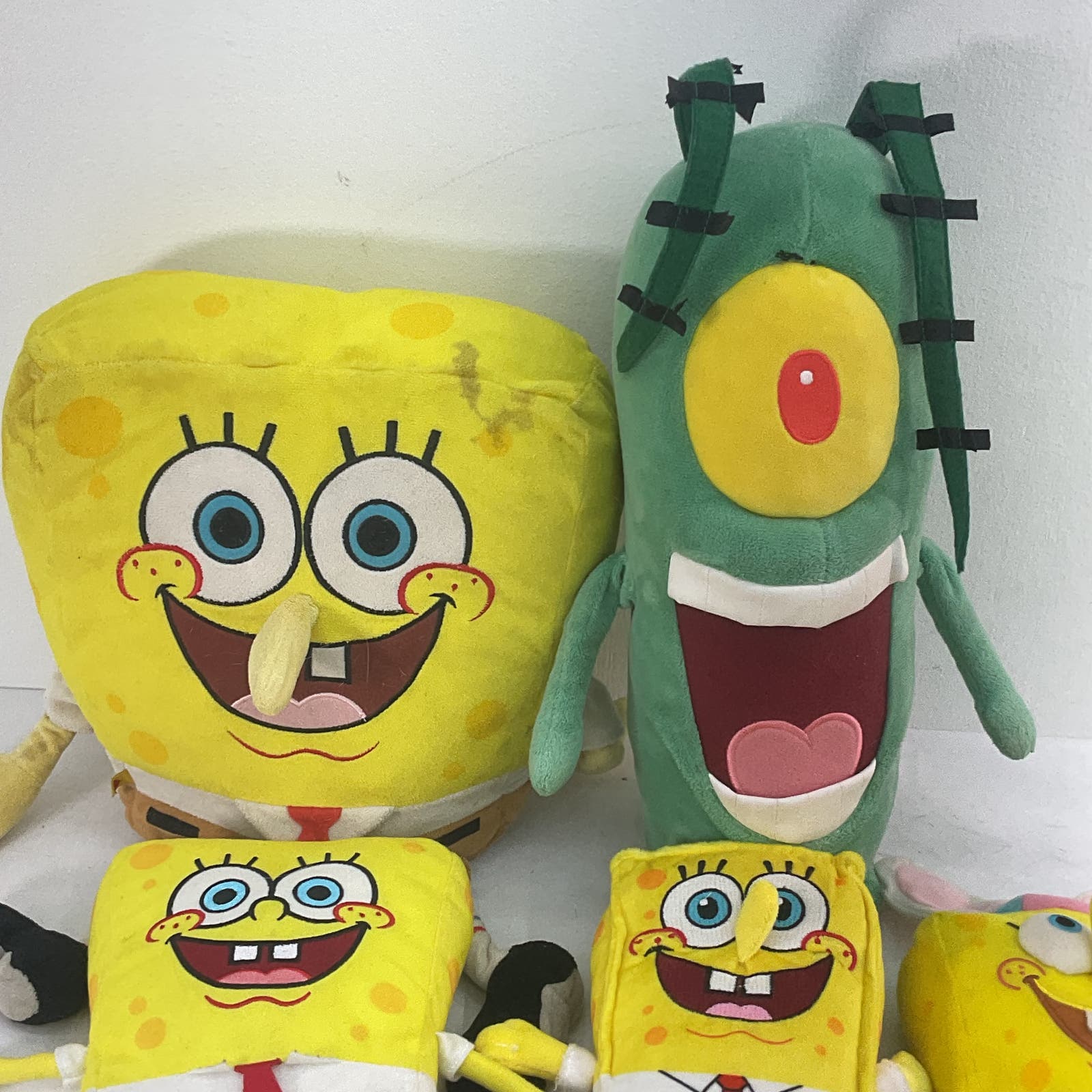 Mixed Used LOT Nickelodeon Spongebob Squarepants Plankton Gary Plush Dolls  Toys - Warehouse Toys
