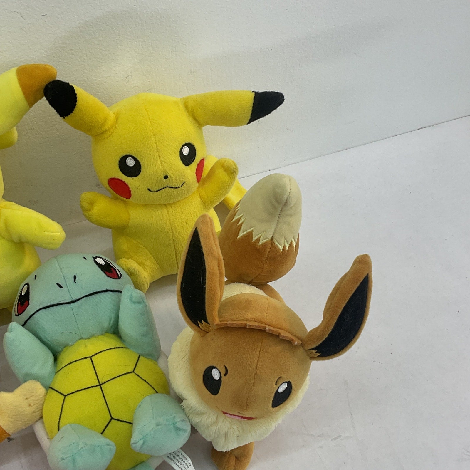 Mixed Used LOT Nintendo Pokemon Pikachu Bulbasaur Vulpix Plush Dolls Toys - Warehouse Toys