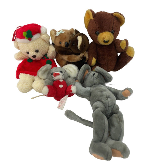 Mixed Vintage 1980s Russ Berrie Dakin Hugging Koala Teddy Bears Mice Mouse - Warehouse Toys