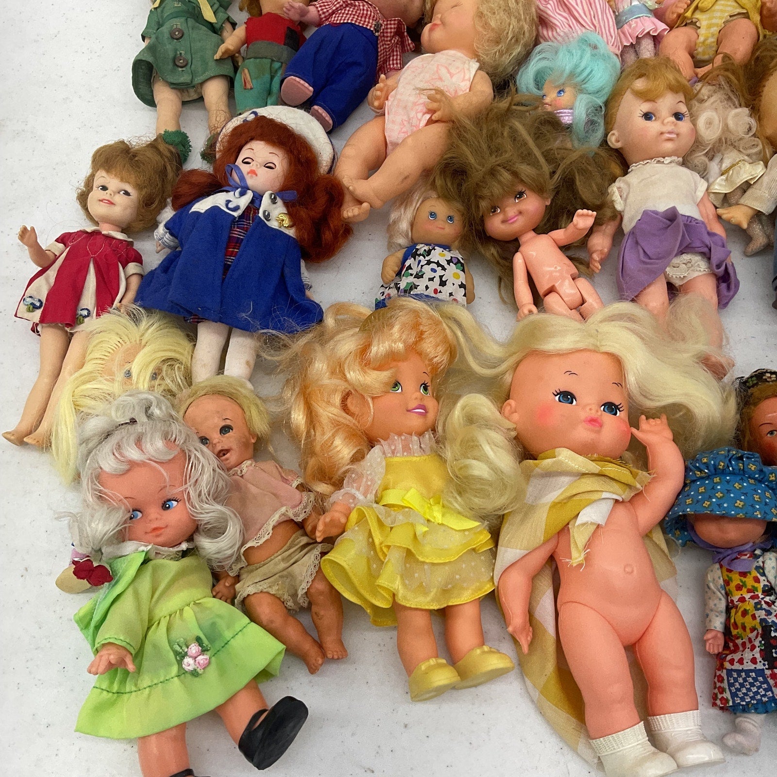 Mixed Vintage & Modern Play Baby Dolls Little Girls Mattel & Others Preowned - Warehouse Toys