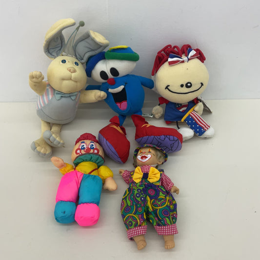 Mixed Vintage Plush Dolls CPK Bunny Bee Olympics Izzy Clown Dolls Toys USA - Warehouse Toys