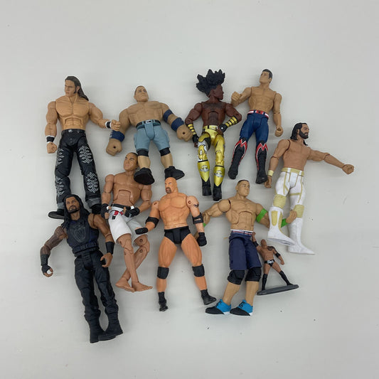 Mixed WCW WWE WWF Assorted Wrestling Action Figures Toys Loose Used - Warehouse Toys