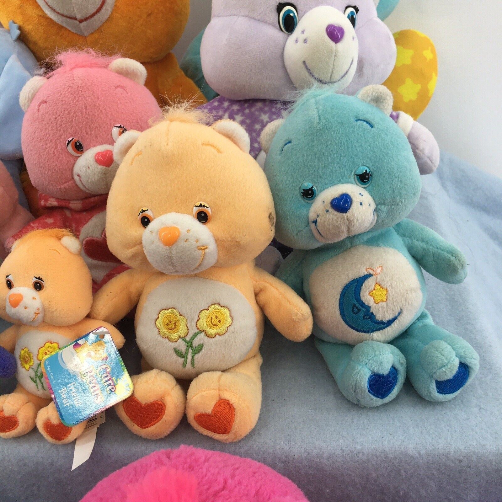 Modern LOT of 25 Care Bears Nanco TCFC Just Play Cousins Bear Plush Toys - Warehouse Toys