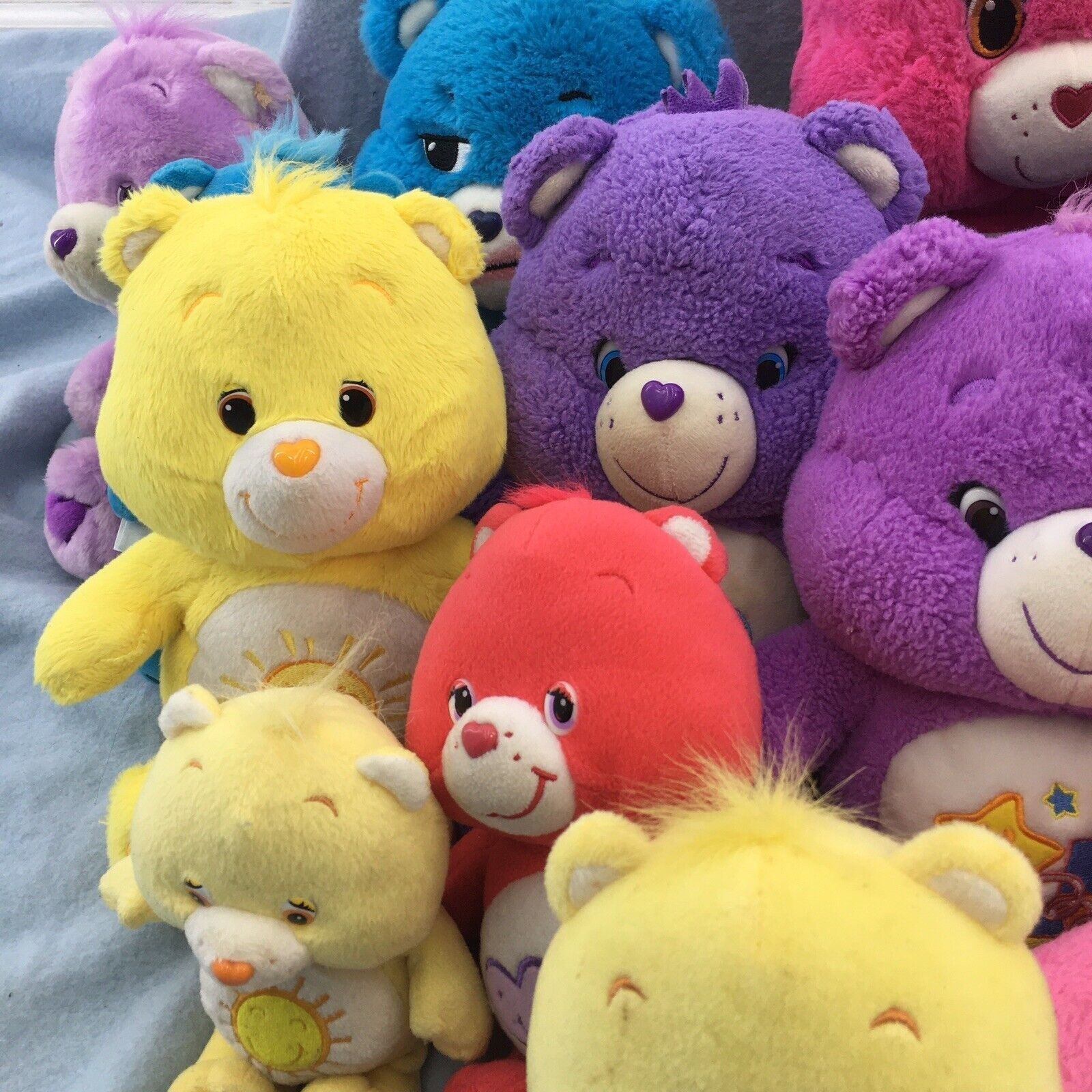 Modern LOT of 25 Care Bears Nanco TCFC Just Play Cousins Bear Plush Toys - Warehouse Toys