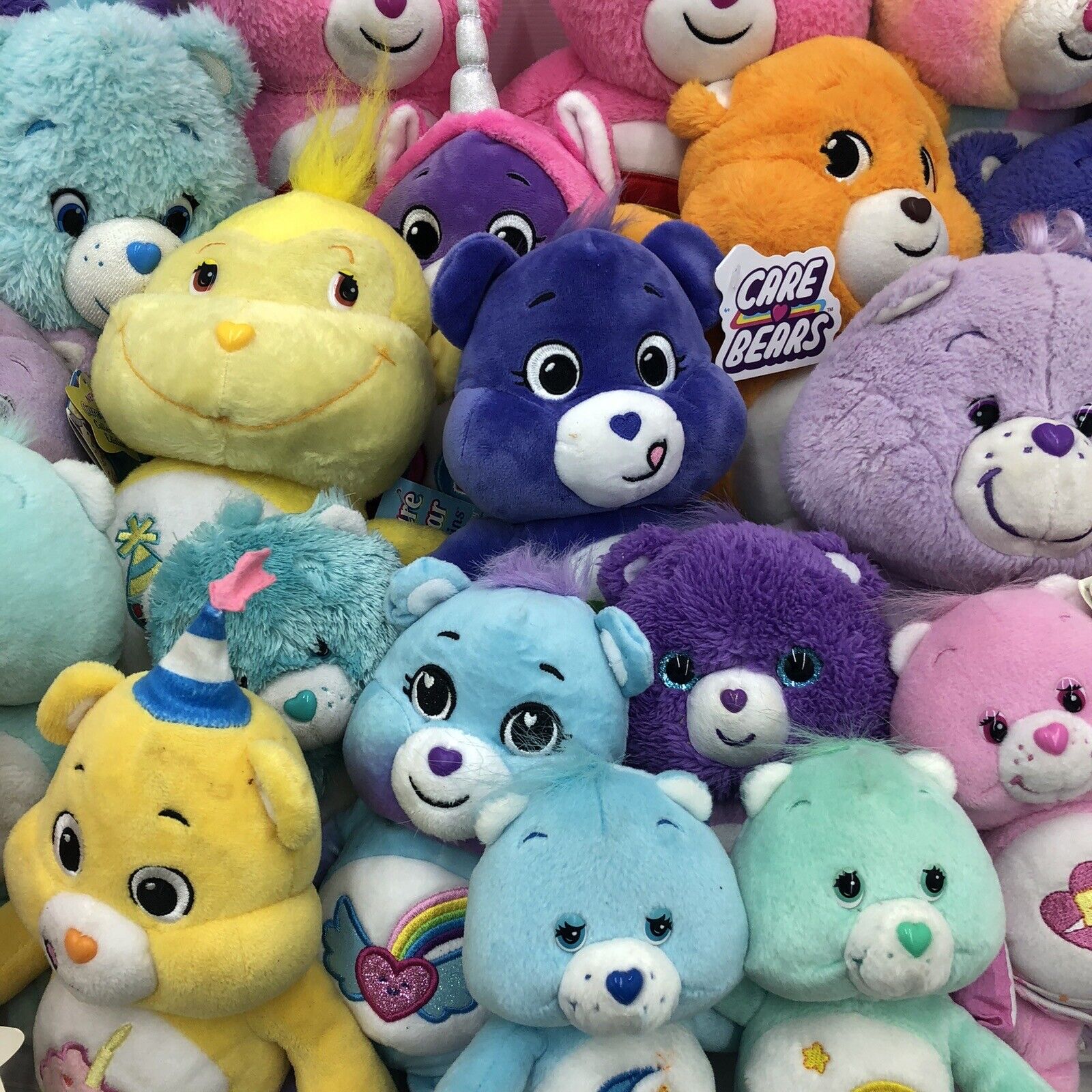 Modern LOT of 25 VTG Care Bears Plush Dolls Love A Lot Sleepytime Birthday  Used - Warehouse