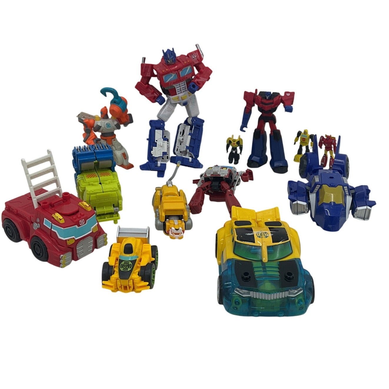 Modern Transformers Optimus Prime Robots Action Figures Toys Preowned Mix - Warehouse Toys