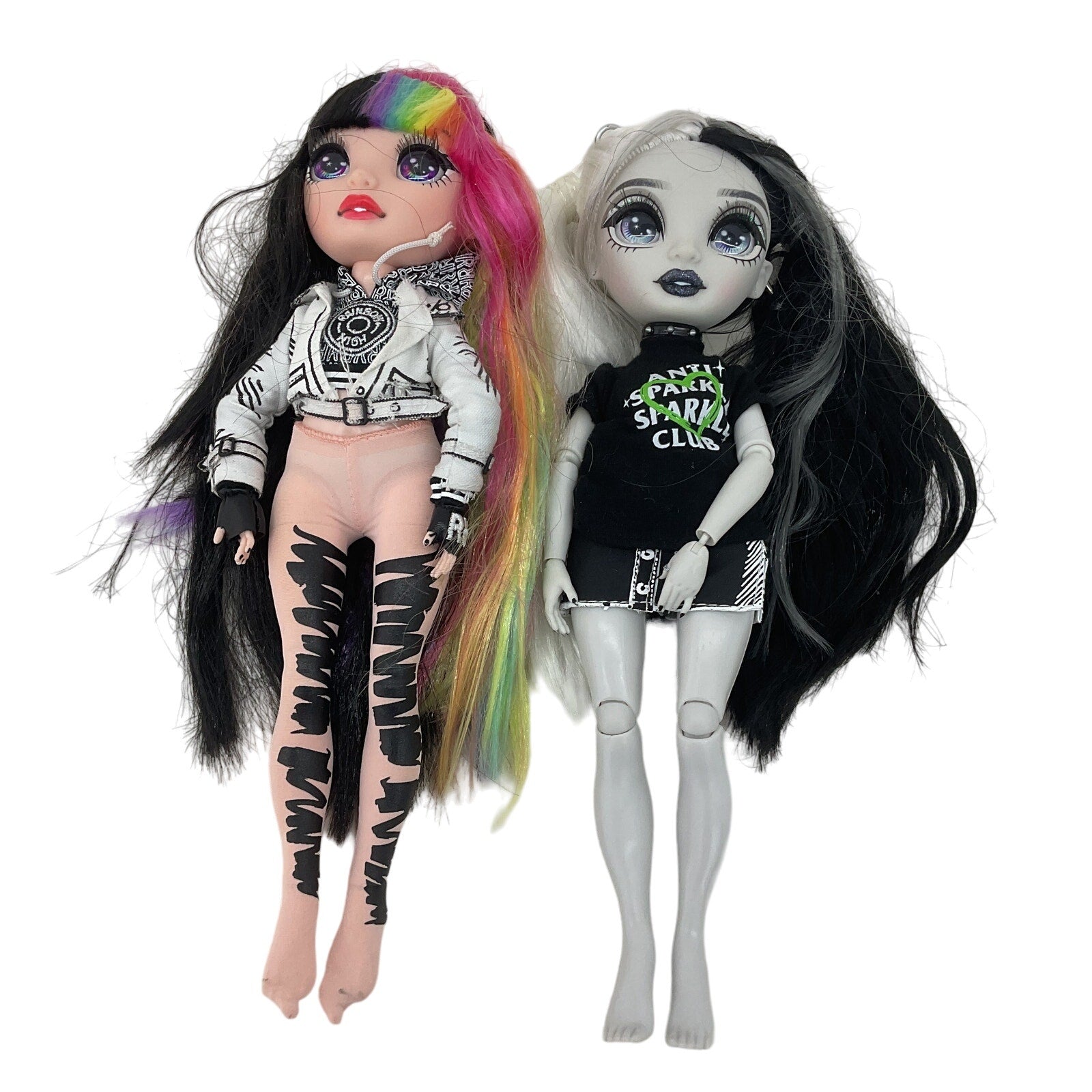 Monster High LOT Shadow Heather Grayson Jett Dawson Rainbow Hair Fashion Dolls - Warehouse Toys