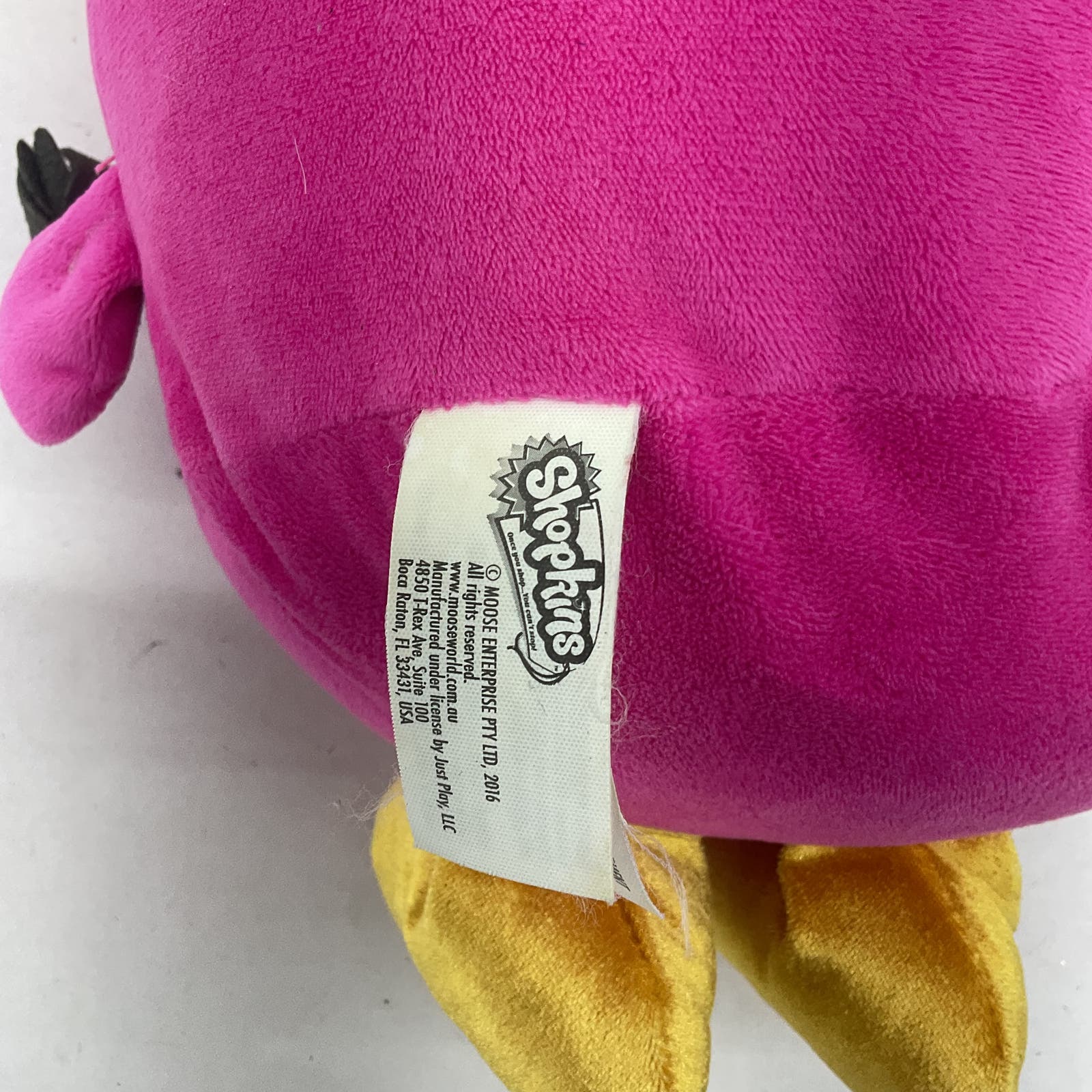 Moose Shopkins Pink Stuffed Animal Toy Ice Cream Plush - Warehouse Toys