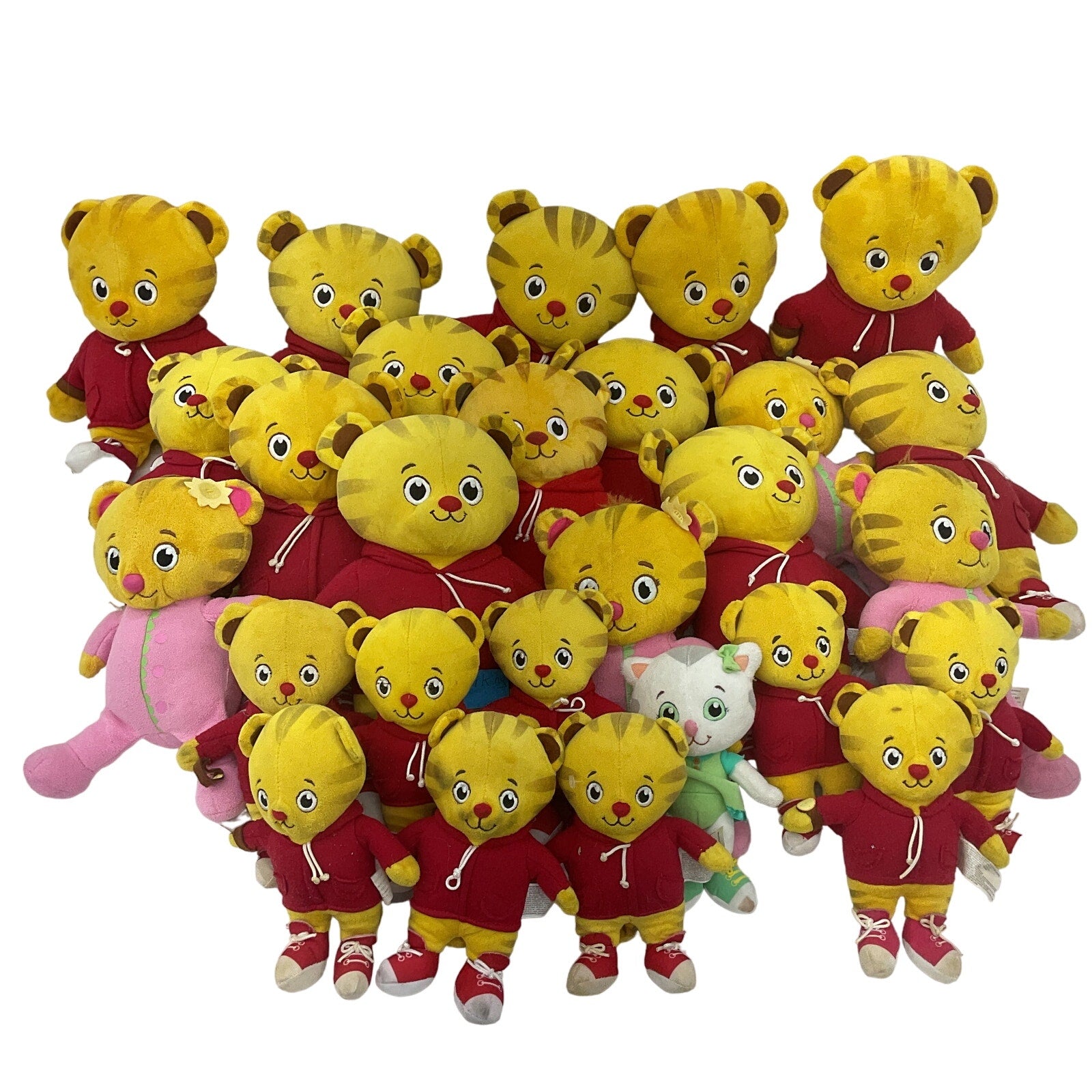 Mr Rogers Daniel Tigers Neighborhood Preowned LOT 12 lbs of Plush Dolls Toys - Warehouse Toys