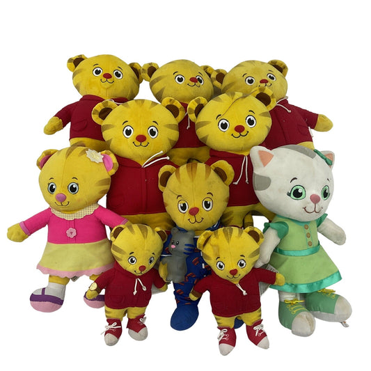 Mr Rogers Preowned LOT Daniel Tigers Neighborhood Character 5 lbs Plush Toys - Warehouse Toys