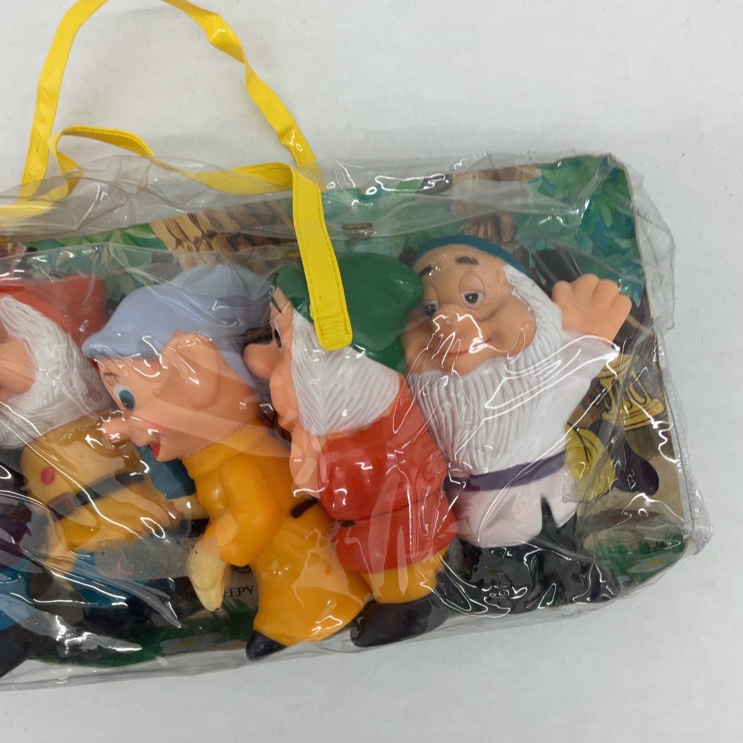 New in Package Vintage Disney Snow White 7 Dwarves Vinyl Toy Figures Figurines - Warehouse Toys