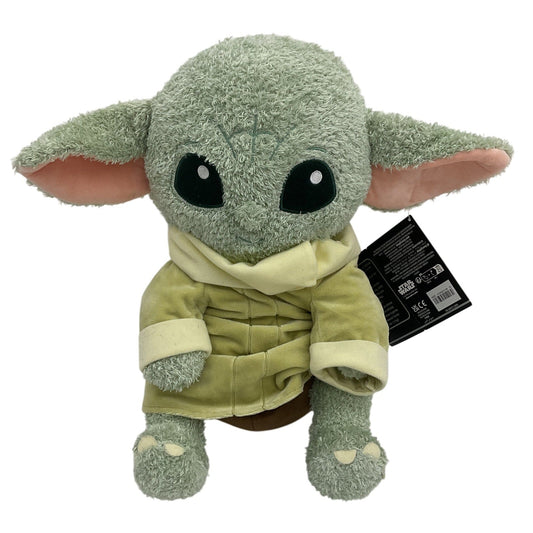 New Star Wars Green Soft Cuddly Jumbo Large Mandalorian Baby Grogu Plush Doll - Warehouse Toys