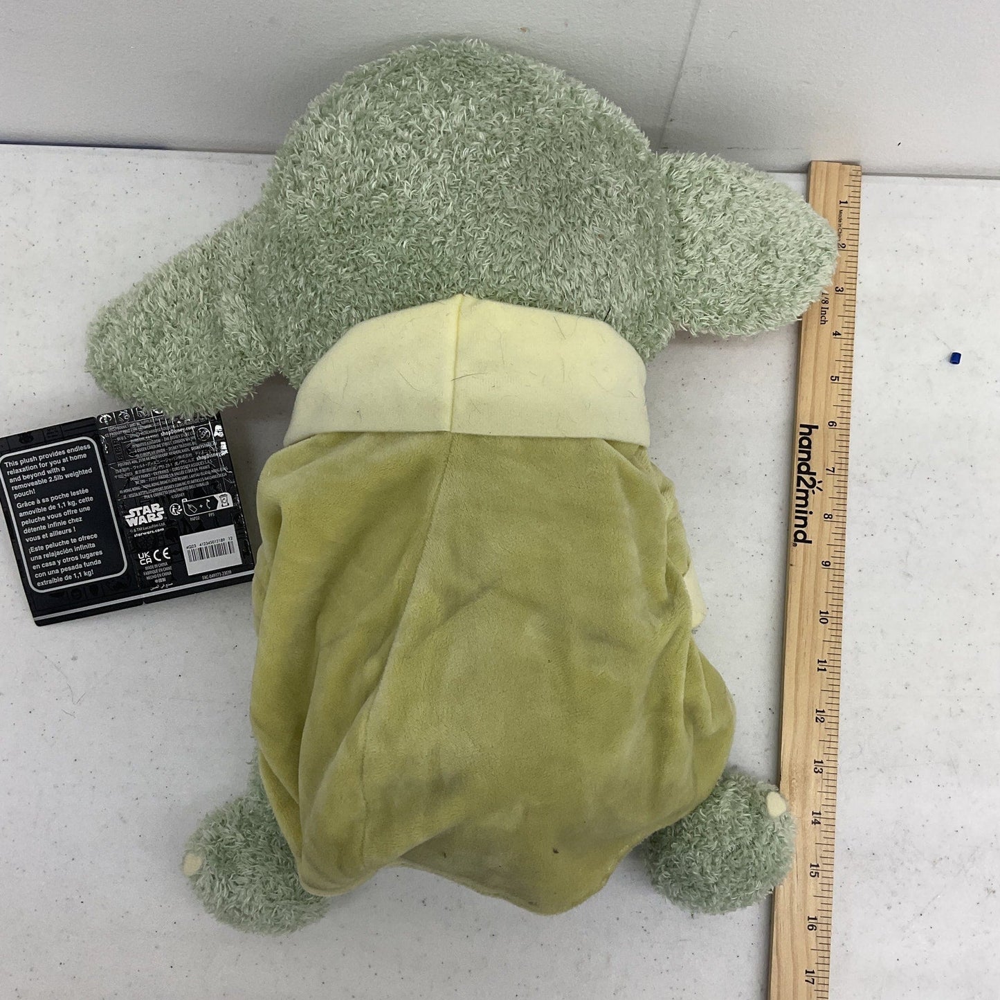 New Star Wars Green Soft Cuddly Jumbo Large Mandalorian Baby Grogu Plush Doll - Warehouse Toys