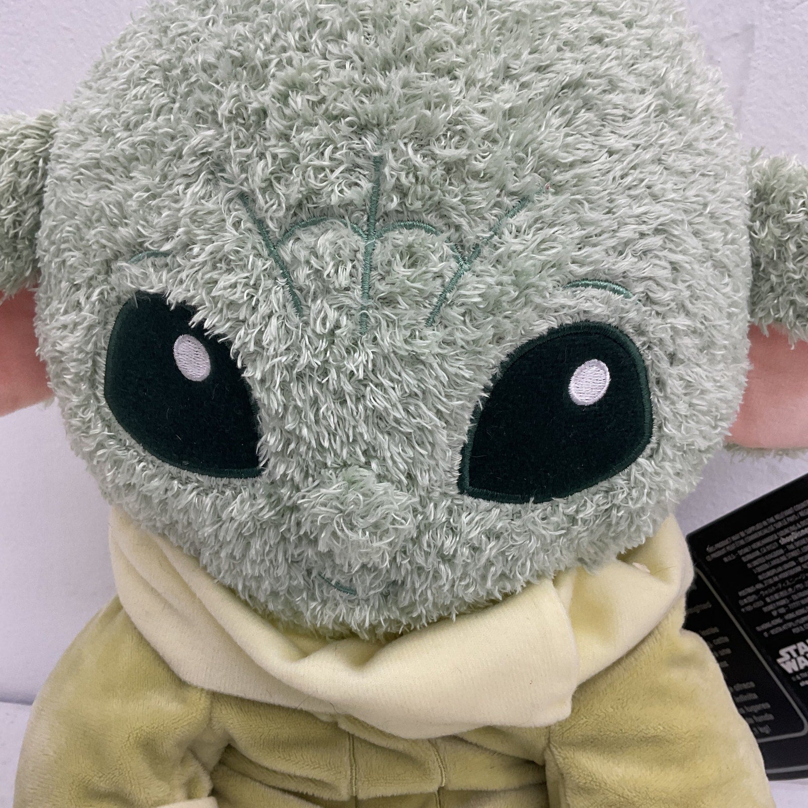 New Star Wars Green Soft Cuddly Jumbo Large Mandalorian Baby Grogu Plush Doll - Warehouse Toys