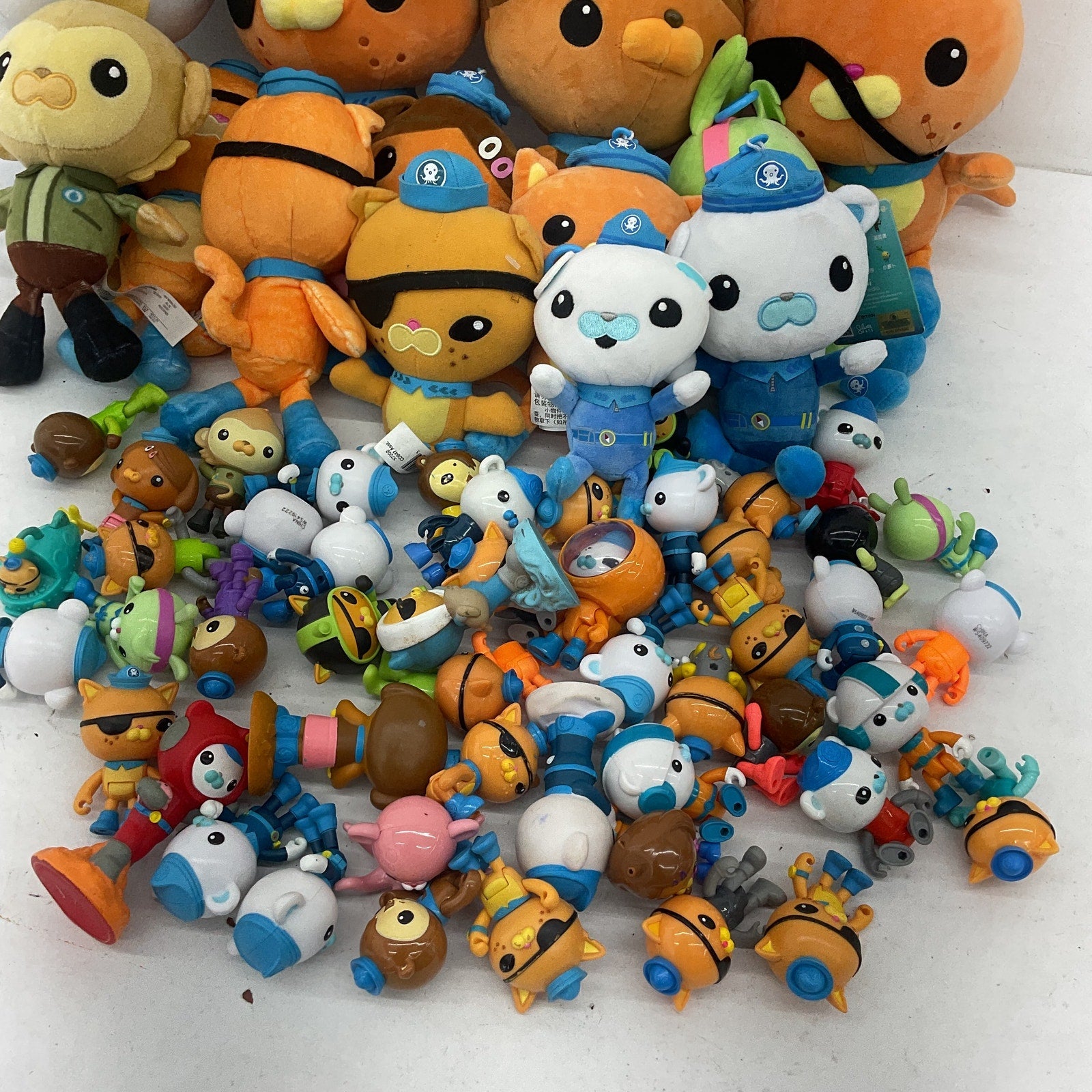 Nick Jr. Octonauts Above & Beyond Plush Dolls Figures Preowned LOT 5 lbs - Warehouse Toys