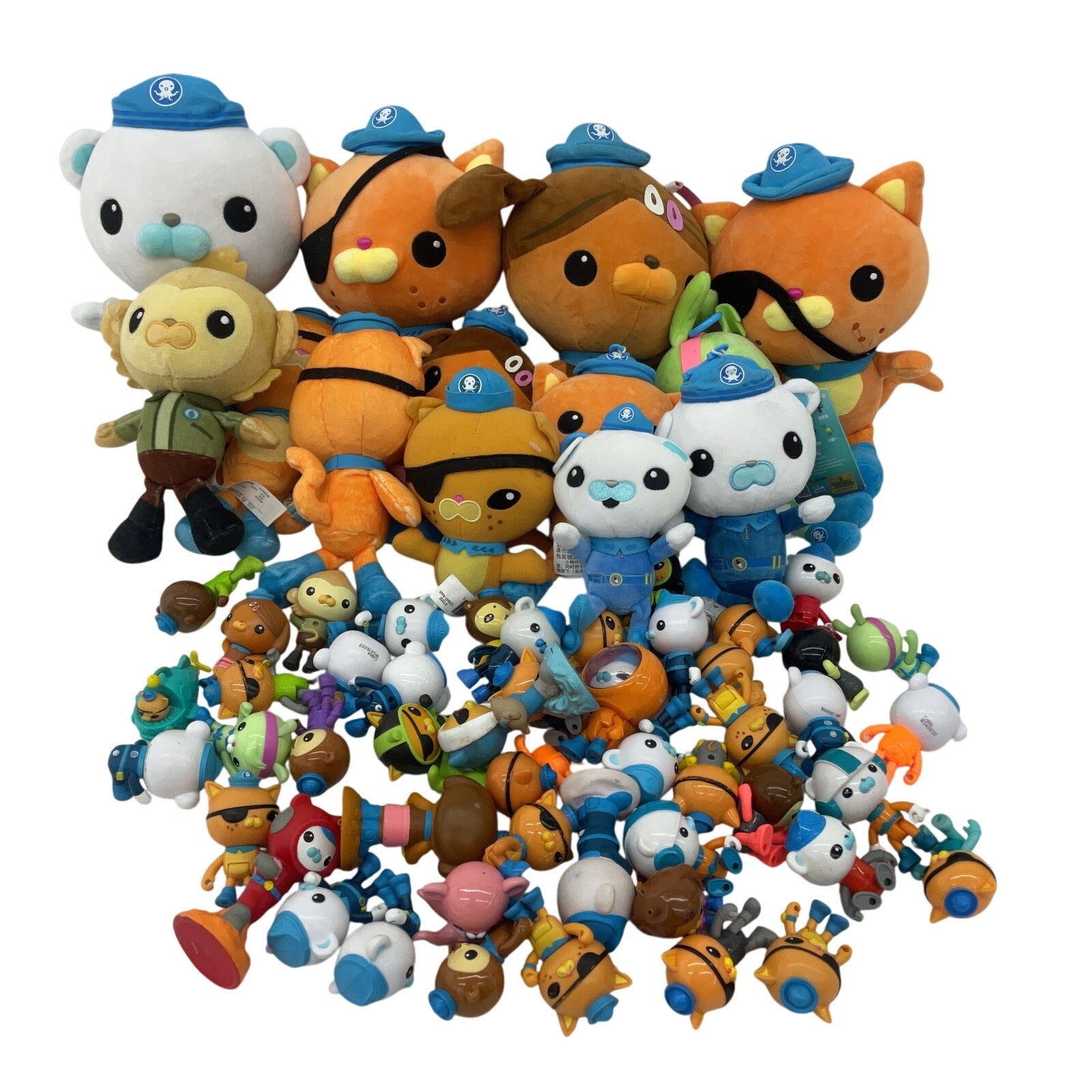 Nick Jr. Octonauts Above & Beyond Plush Dolls Figures Preowned LOT 5 lbs - Warehouse Toys