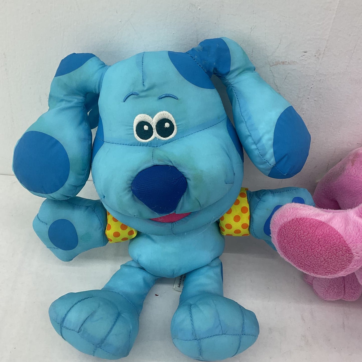 Nickelodeon Blues Clues Blue Magenta Stuffed Animal Dog plush Lot - Warehouse Toys