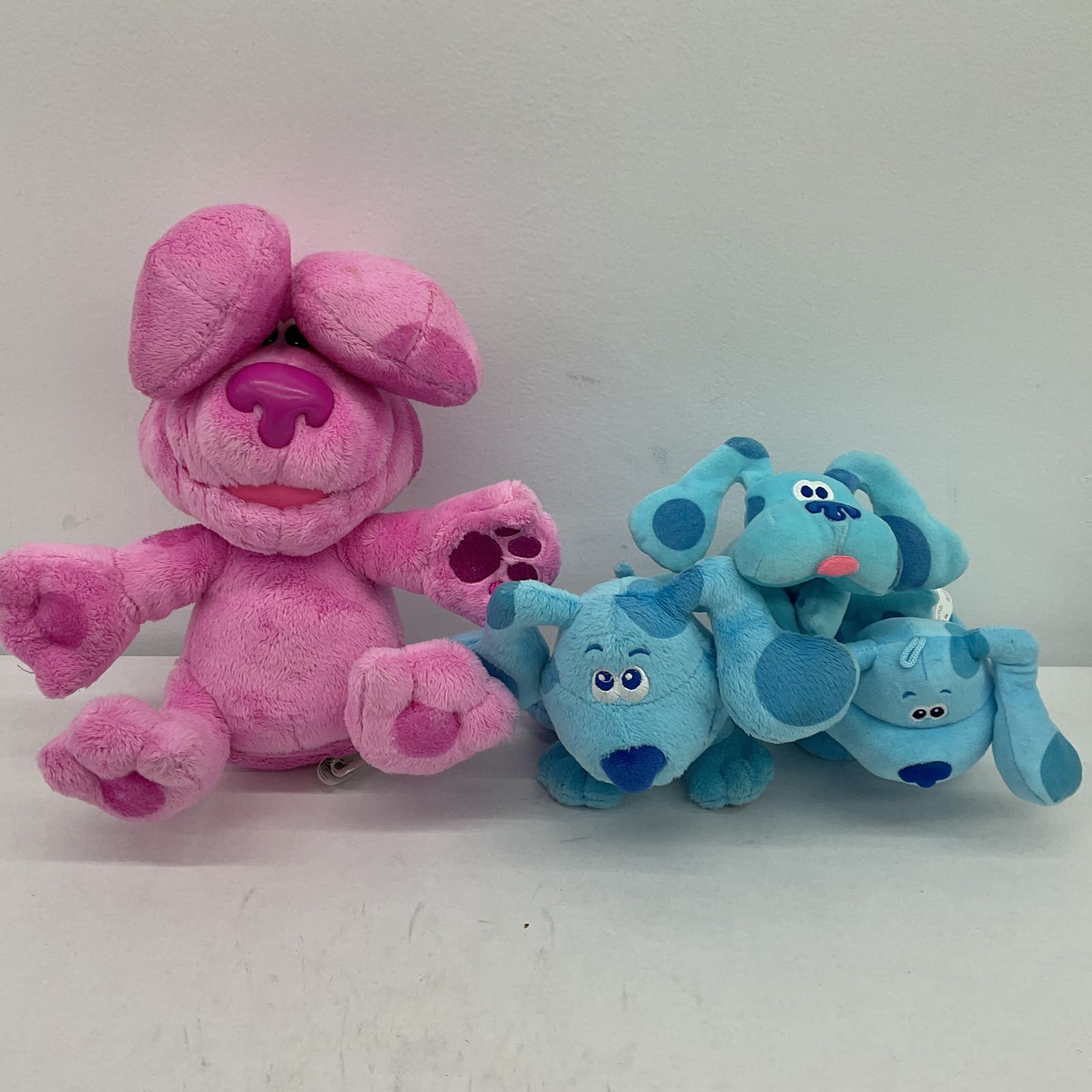 Nickelodeon Blues Clues Stuffed Animals Plush Toy Lot Magenta Dog - Warehouse Toys