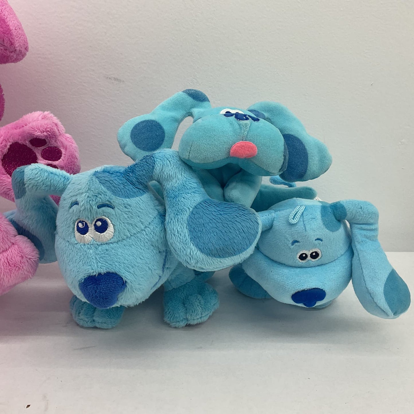 Nickelodeon Blues Clues Stuffed Animals Plush Toy Lot Magenta Dog - Warehouse Toys