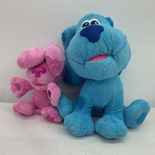 Nickelodeon Large Blues Clues Stuffed Animal Plush Toy Lot Magenta Dog - Warehouse Toys