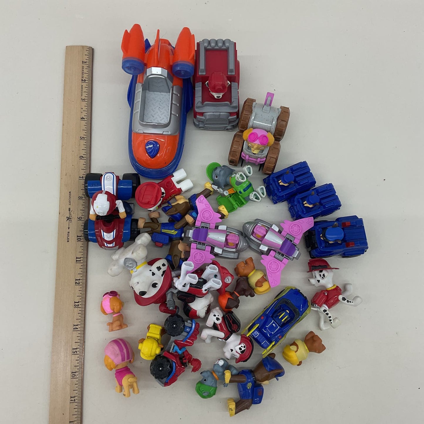 Nickelodeon LOT Paw Patrol Character Toy Action Figures Vehicles Cake Toppers - Warehouse Toys