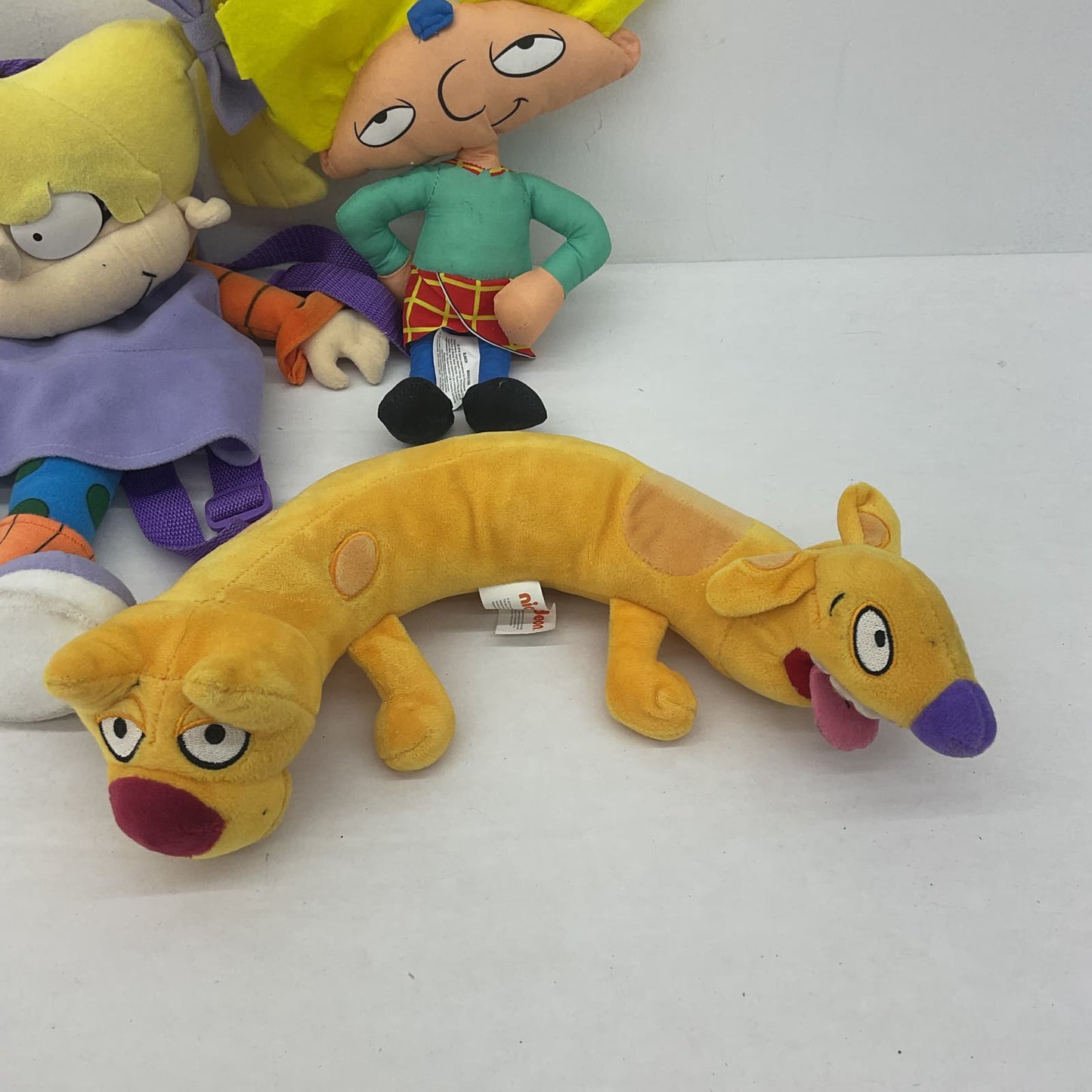 Nickelodeon Multicolor Stuffed Animal Lot Rugrats Catdog Plush - Warehouse Toys