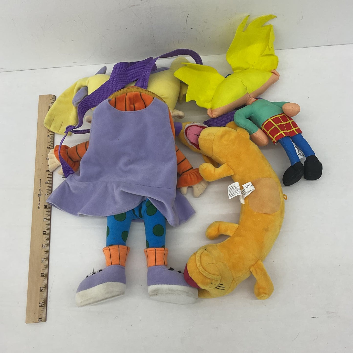 Nickelodeon Multicolor Stuffed Animal Lot Rugrats Catdog Plush - Warehouse Toys