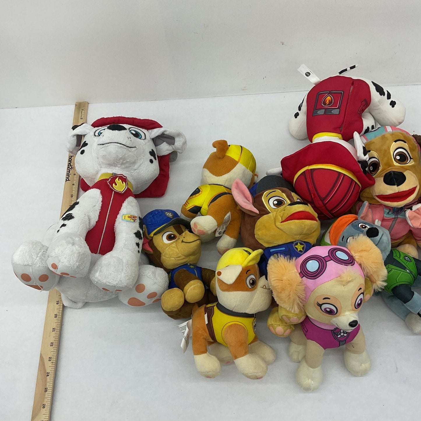 Nickelodeon Paw Patrol Cartoon Dog Plush Dolls Stuffed Toys Preowned LOT 12 lbs - Warehouse Toys