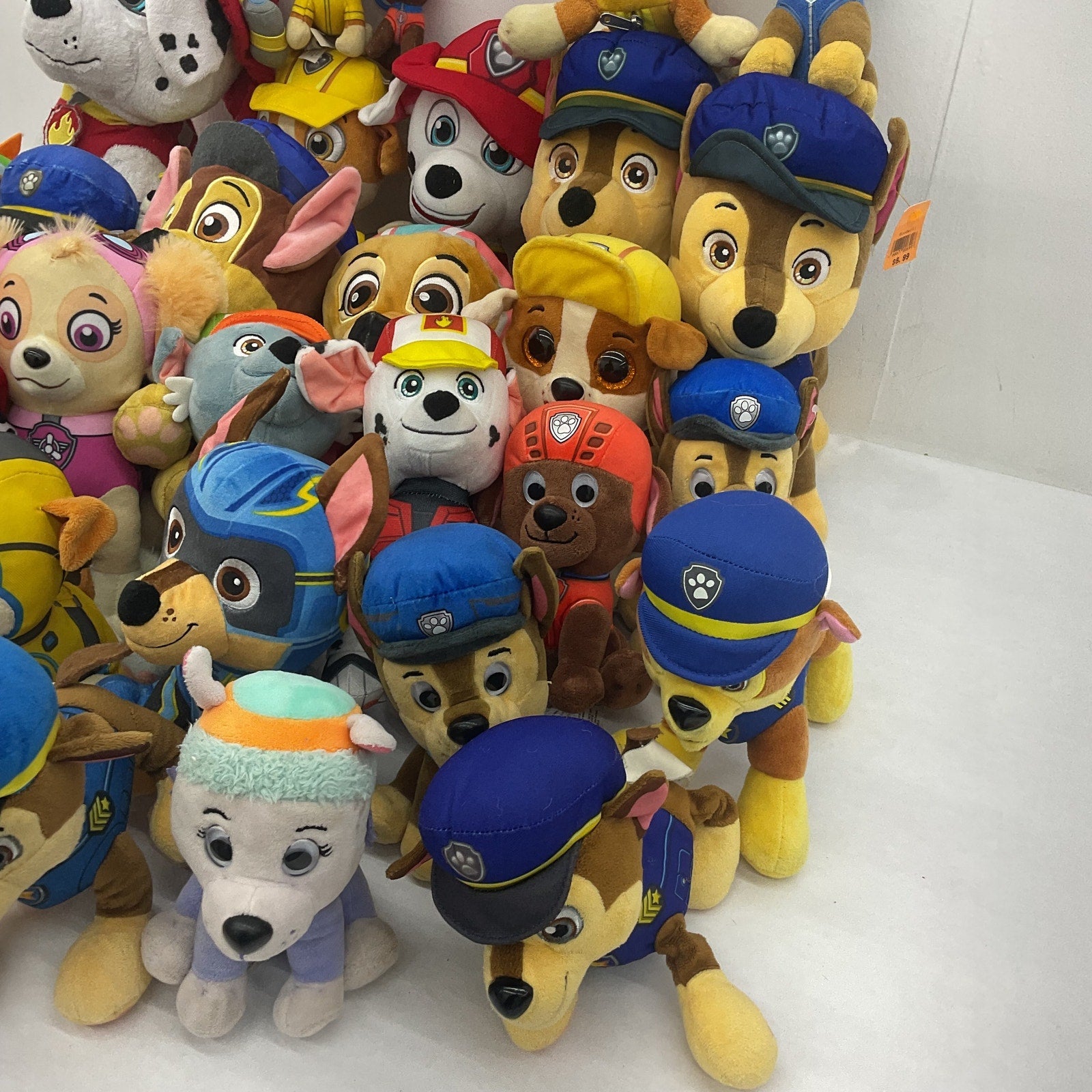 Nickelodeon Paw Patrol Cartoon Dog Plush Dolls Stuffed Toys Preowned LOT 12 lbs - Warehouse Toys