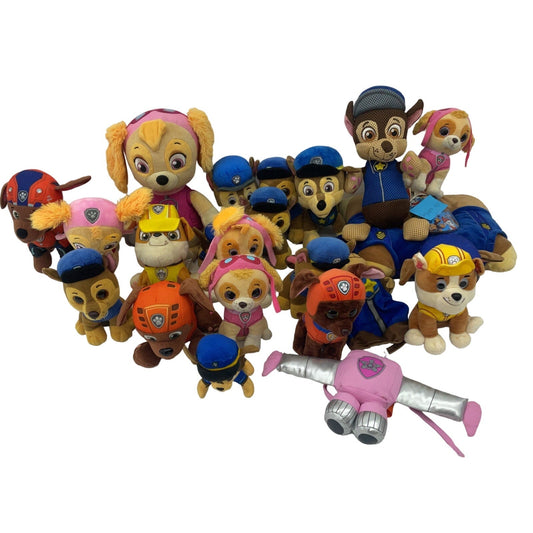 Nickelodeon Paw Patrol Character Plush Dolls Preowned LOT 5 lbs Assorted Designs - Warehouse Toys