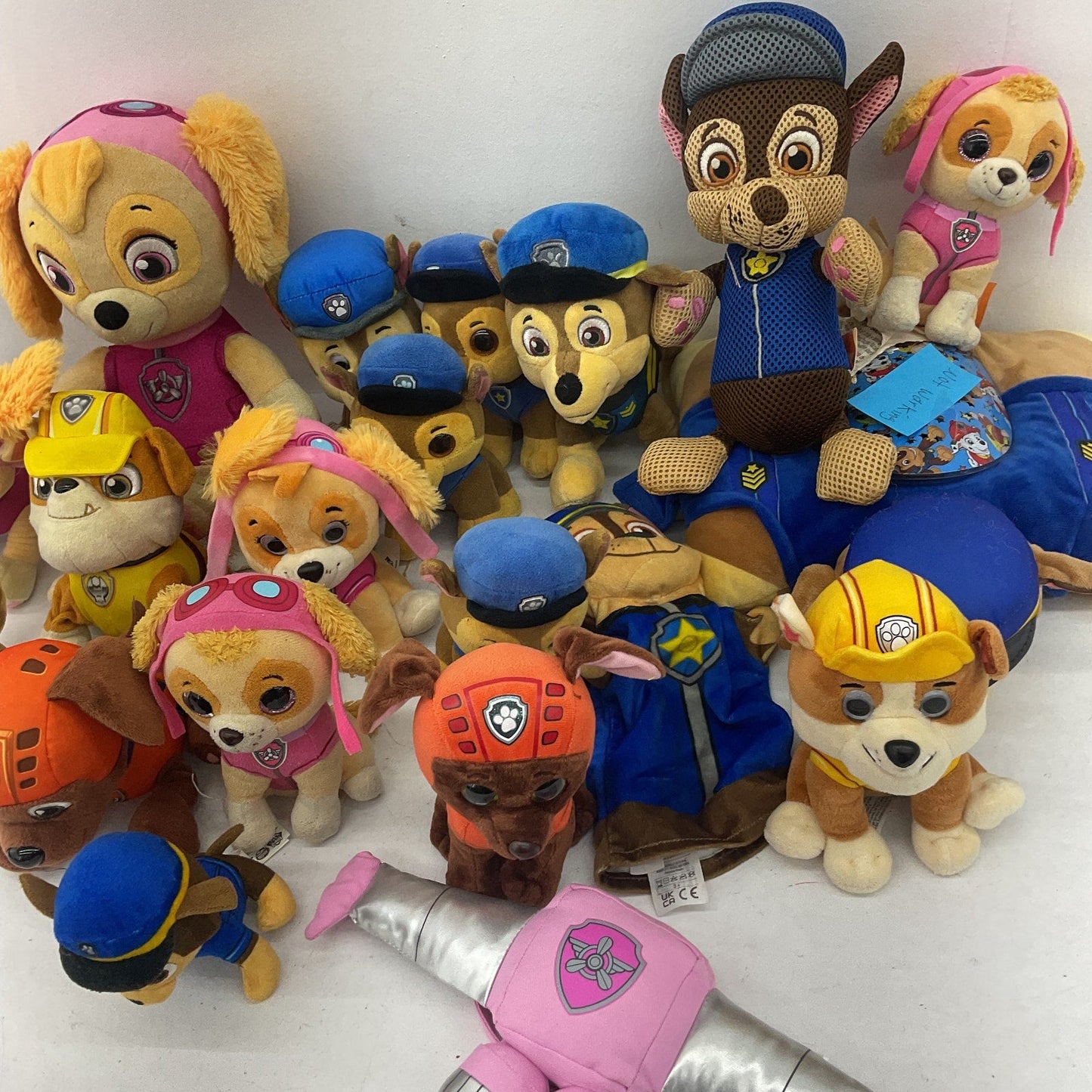 Nickelodeon Paw Patrol Character Plush Dolls Preowned LOT 5 lbs Assorted Designs - Warehouse Toys