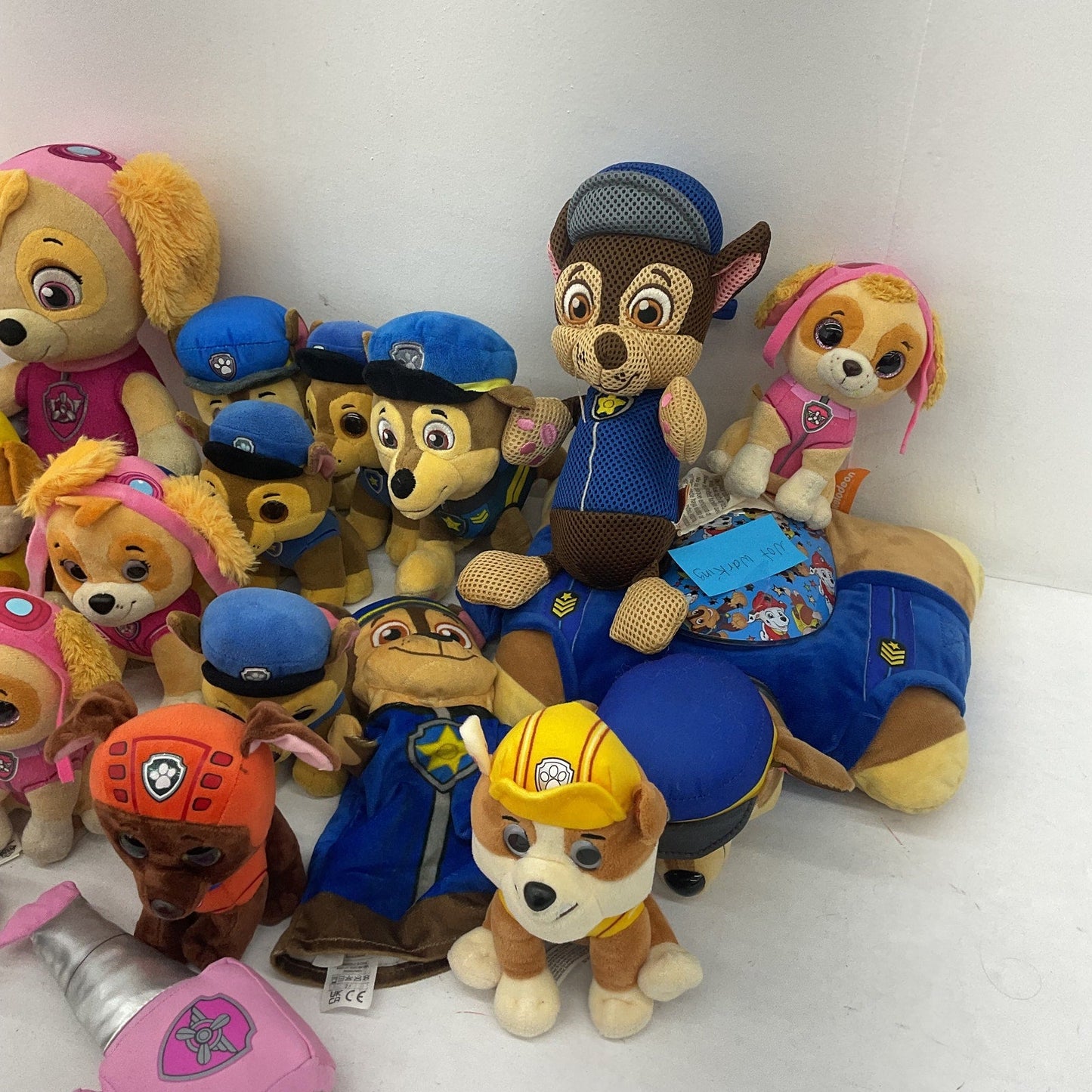 Nickelodeon Paw Patrol Character Plush Dolls Preowned LOT 5 lbs Assorted Designs - Warehouse Toys